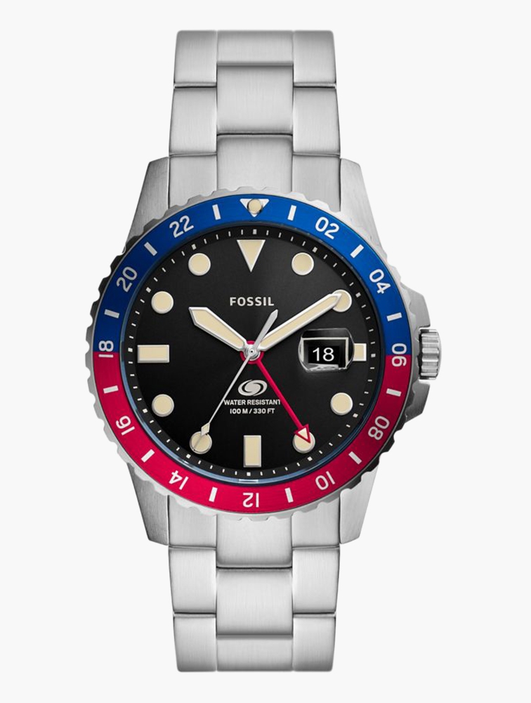 Fossil men's silver sport watch sales